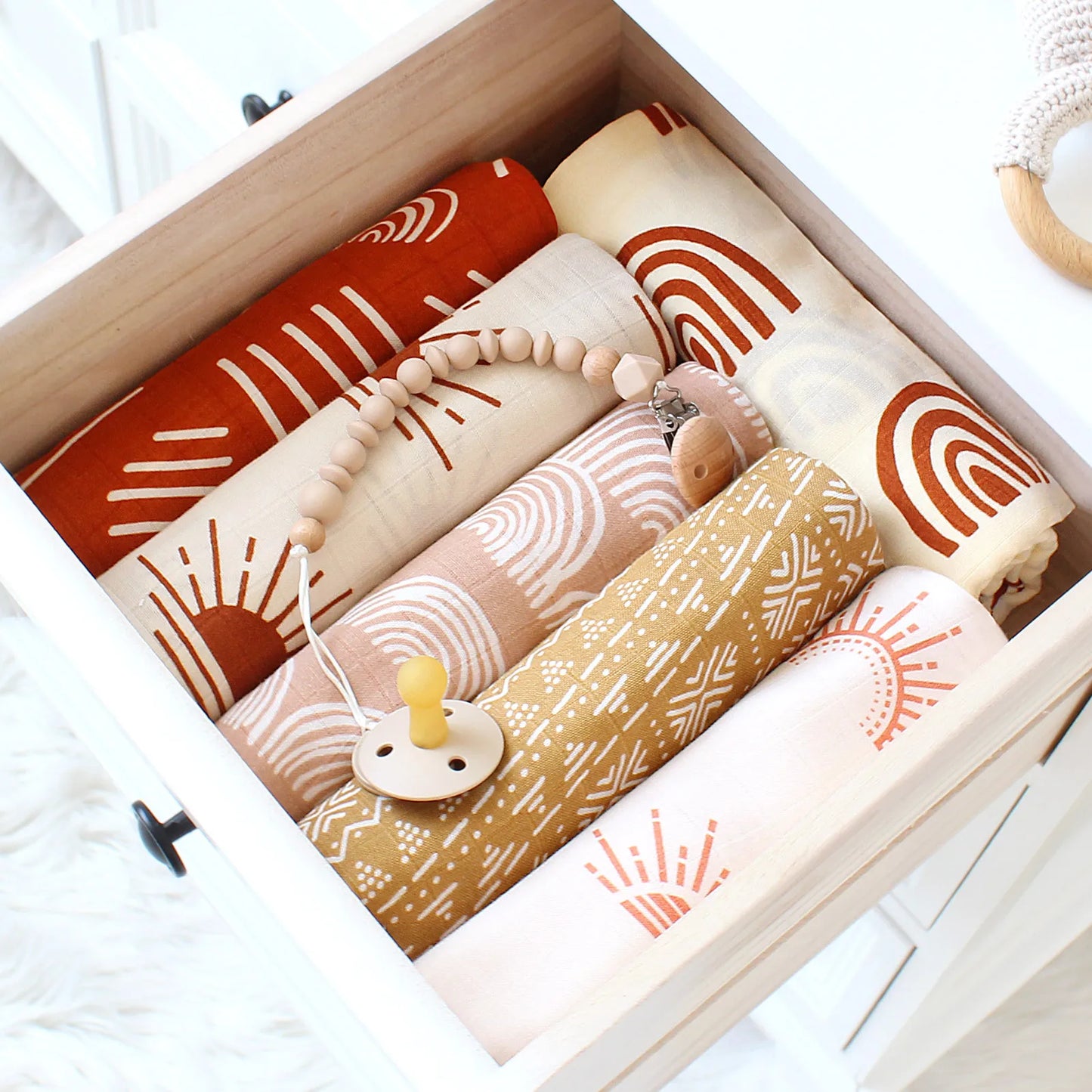 120x120cm Bamboo Cotton Muslin Blanket Baby Swaddle Warp Newborn Bath Towel Gauze Infant Kids Wrap Sleepsack Baby Blankets