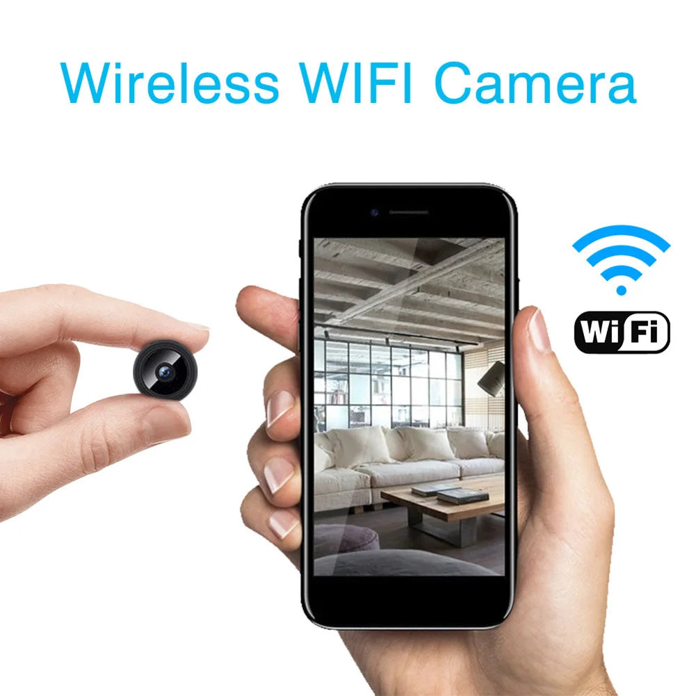 WiFi Video Recorder 1080P HD Intelligent Camcorders Night Vision Video Surveillance Camera for Baby/Pet/Nanny