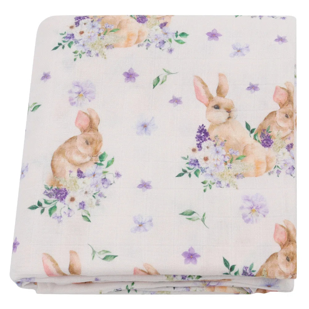 120x120cm Bamboo Cotton Muslin Blanket Baby Swaddle Warp Newborn Bath Towel Gauze Infant Kids Wrap Sleepsack Baby Blankets
