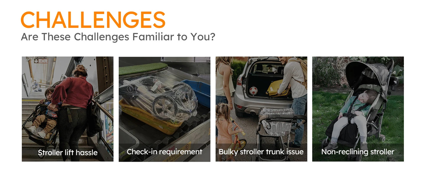 Ultra Air X Portable Baby Stroller 9.9lbs Carbon Fiber Frame with Safety Belt & Storage (BLUE)