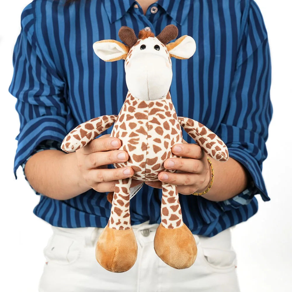 Giraffe Stuffed Animal, 12” Baby Deer Plush Toy, Cute Plushies Gift for Kids Boys Girls Baby Shower, Kids Christmas Gifts
