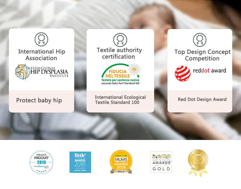 Baby Carrier New 0-48 Month Ergonomic Infant Baby Hipseat Carrier Front Facing Ergonomic Kangaroo Multifunction Breathable