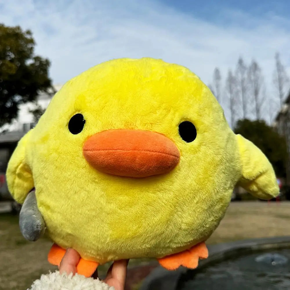 Plush Duck Pillow Soft Duck Stuffed Animal Huggable Good Resilience Duck Plush With Knives Design Home Decoration For Toy Store